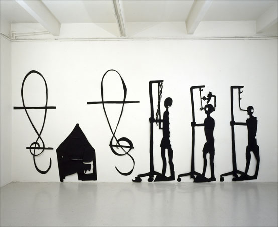 Anti-terreur / Anti-theorie eenheid onderweg naar een begrafenis van de kunst