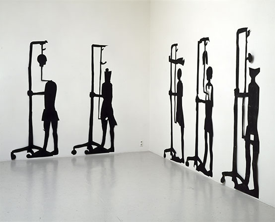 Anti-terreur / Anti-theorie eenheid onderweg naar een begrafenis van de kunst