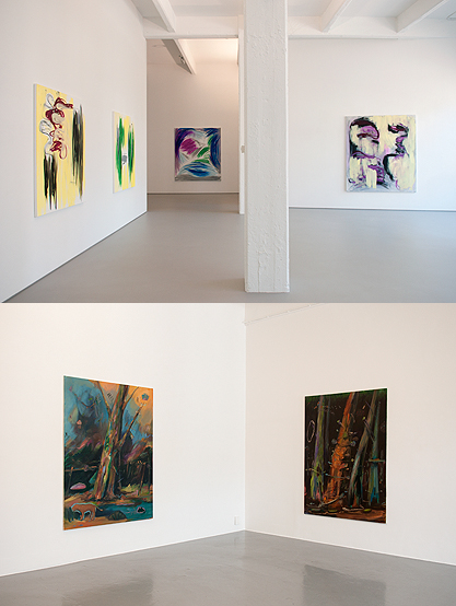 Ika Huber<br>Paintings <br>Planciusstraat 7 <br> -<br>Simone Häfele, Ika Huber, Sophia Schama<br> Planciusstraat 9a <br>