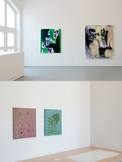 Ika Huber<br>Paintings <br>Planciusstraat 7 <br> -<br>Simone Häfele, Ika Huber, Sophia Schama<br> Planciusstraat 9a <br>