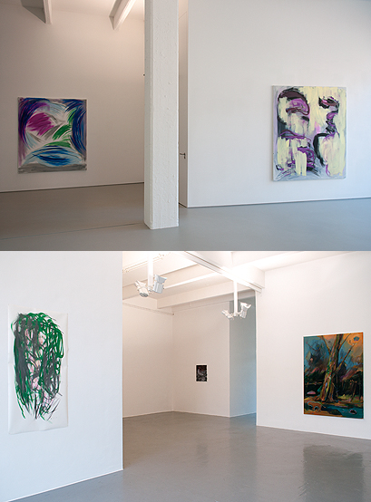 Ika Huber<br>Paintings <br>Planciusstraat 7 <br> -<br>Simone Häfele, Ika Huber, Sophia Schama<br> Planciusstraat 9a <br>