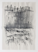 Regen in schuine strepen